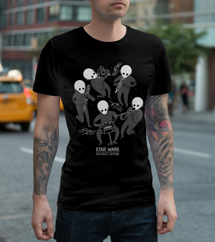 Star Wars Mos Eisley Tatooine Cantina Band Jam T-Shirt