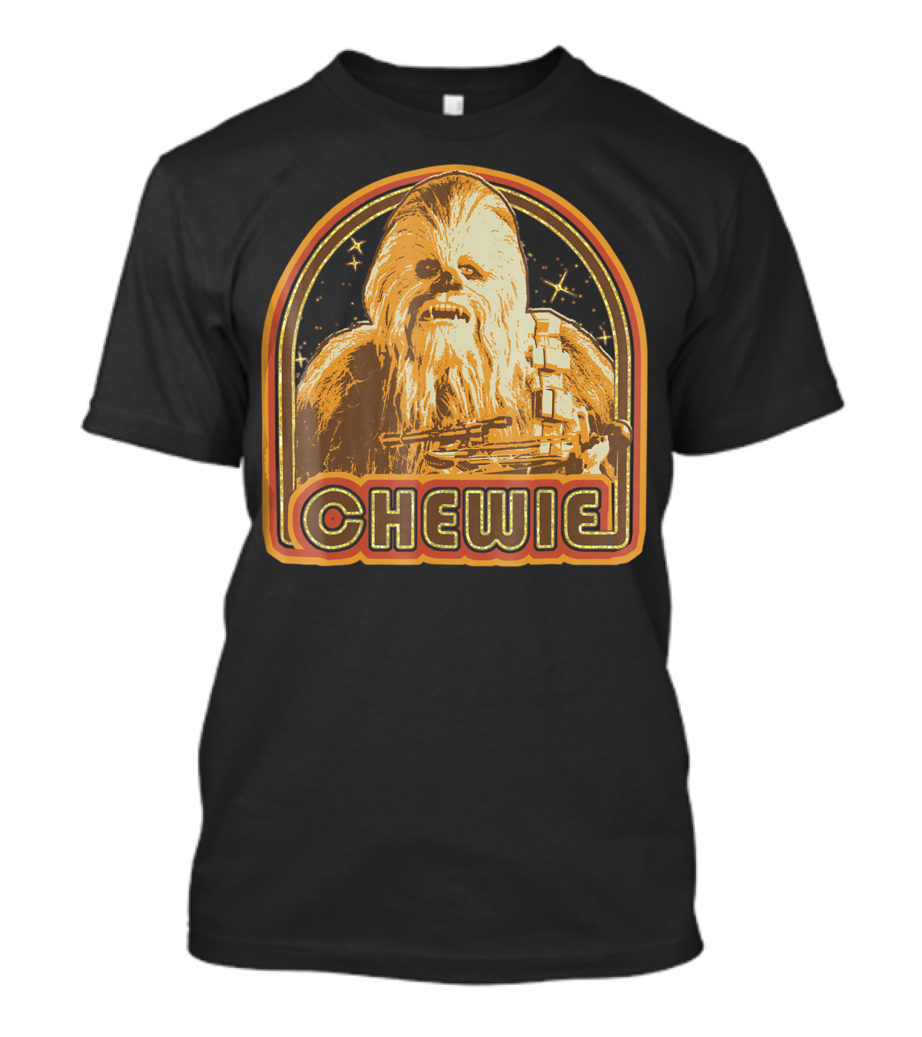 Star Wars Chewbacca Chewie Vintage Retro Space T-Shirt