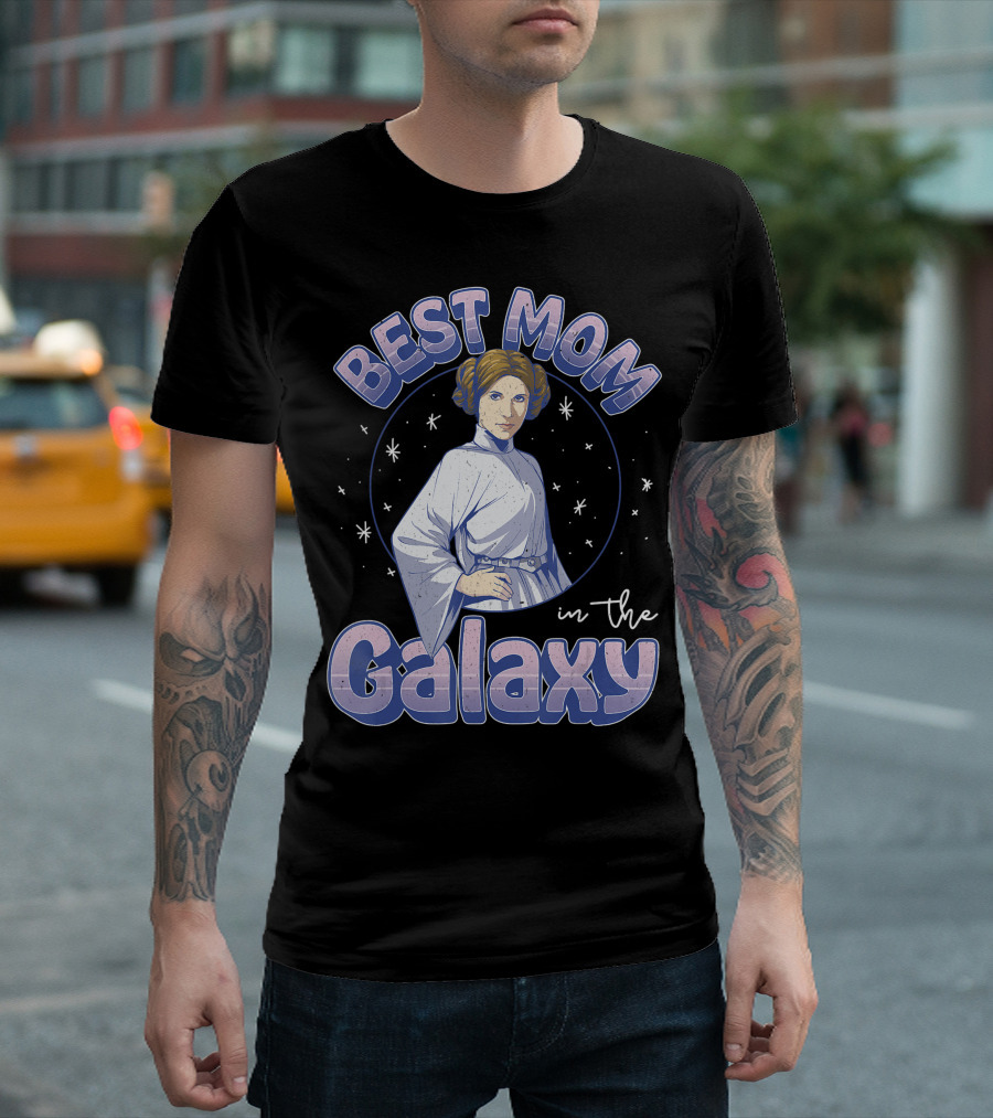 Star Wars Best Mom In The Galaxy Princess Leia T-Shirt