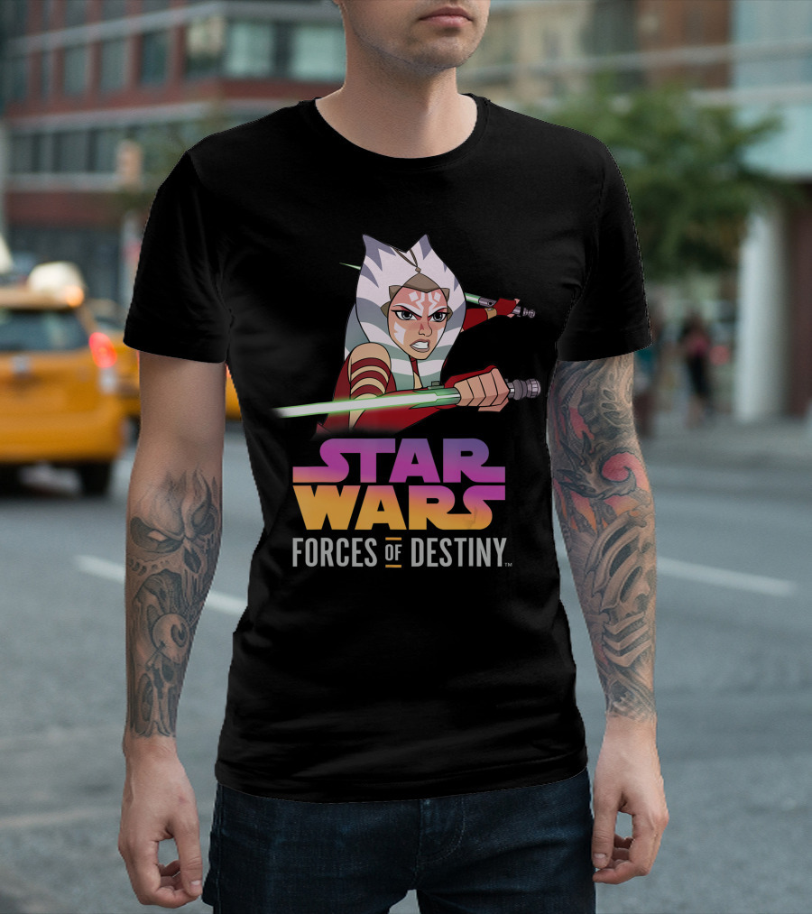 Star Wars Forces of Destiny Ahsoka Tano Dual Lightsabers T-Shirt