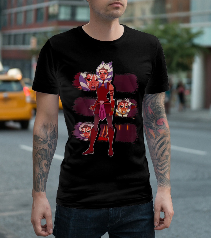 Star Wars Forces Of Destiny Ahsoka Tano Painted Panels Character T-Shirt