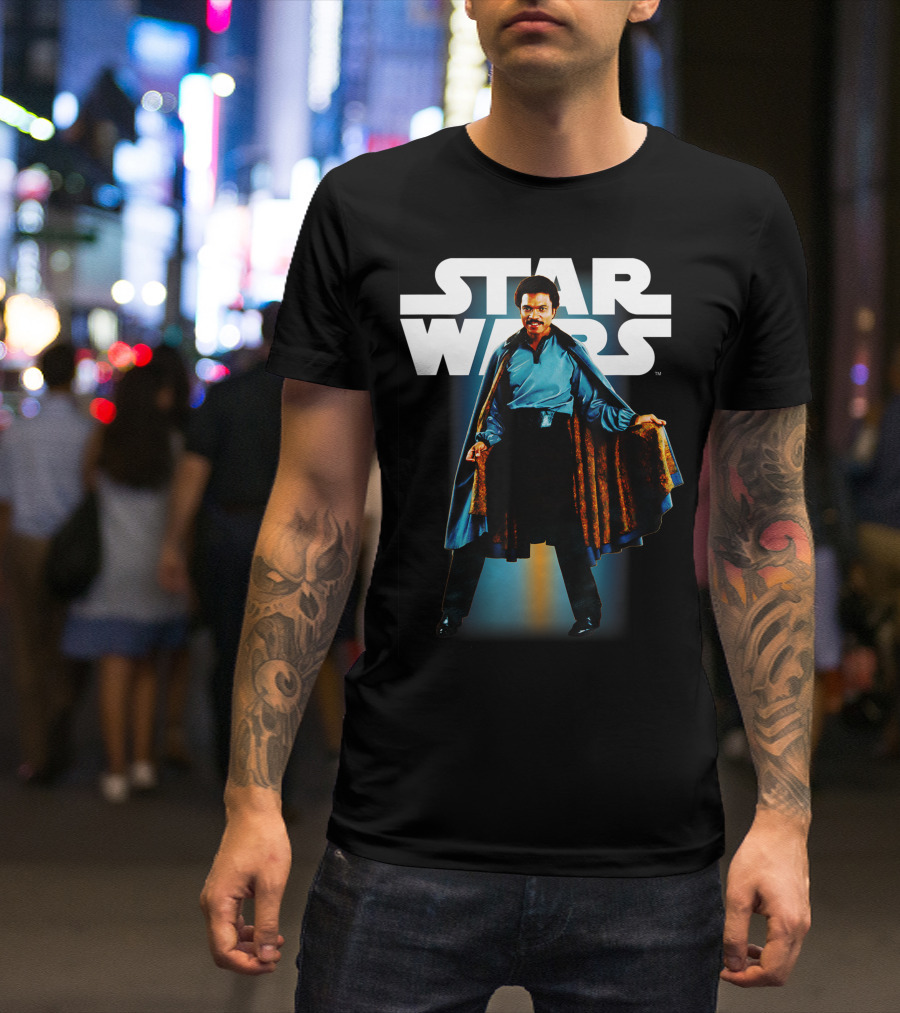 Star Wars Lando Calrissian Iconic Cape Pose T-Shirt
