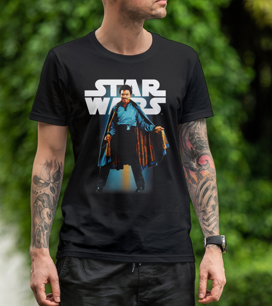 Star Wars Lando Calrissian Iconic Cape Pose T-Shirt
