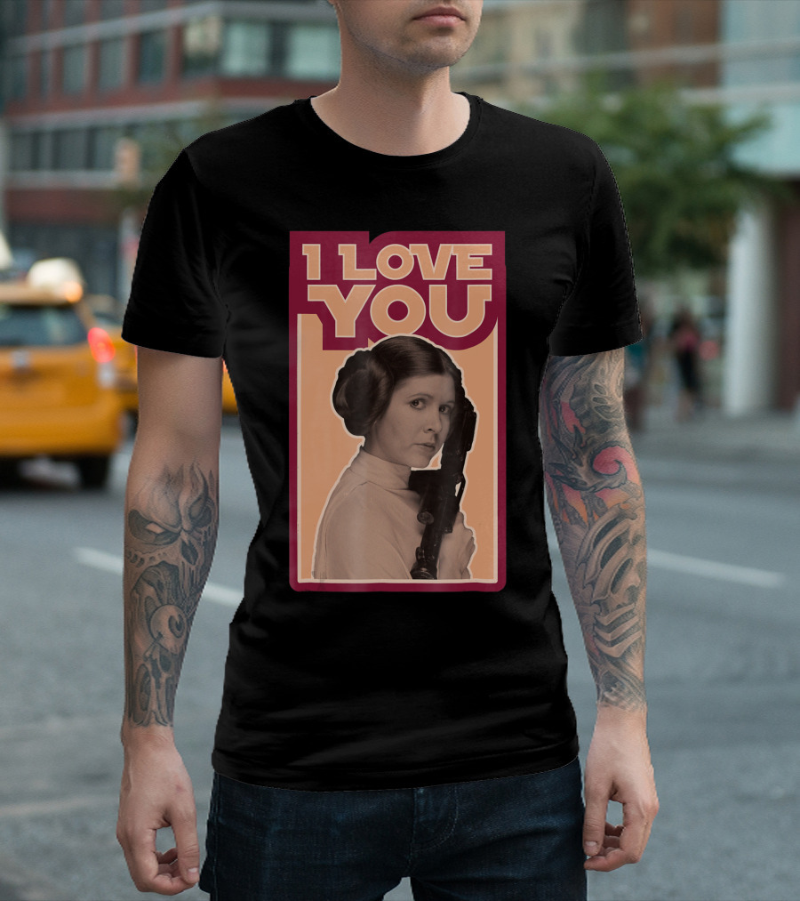 Star Wars Leia I Love You Iconic Ep5 T-Shirt