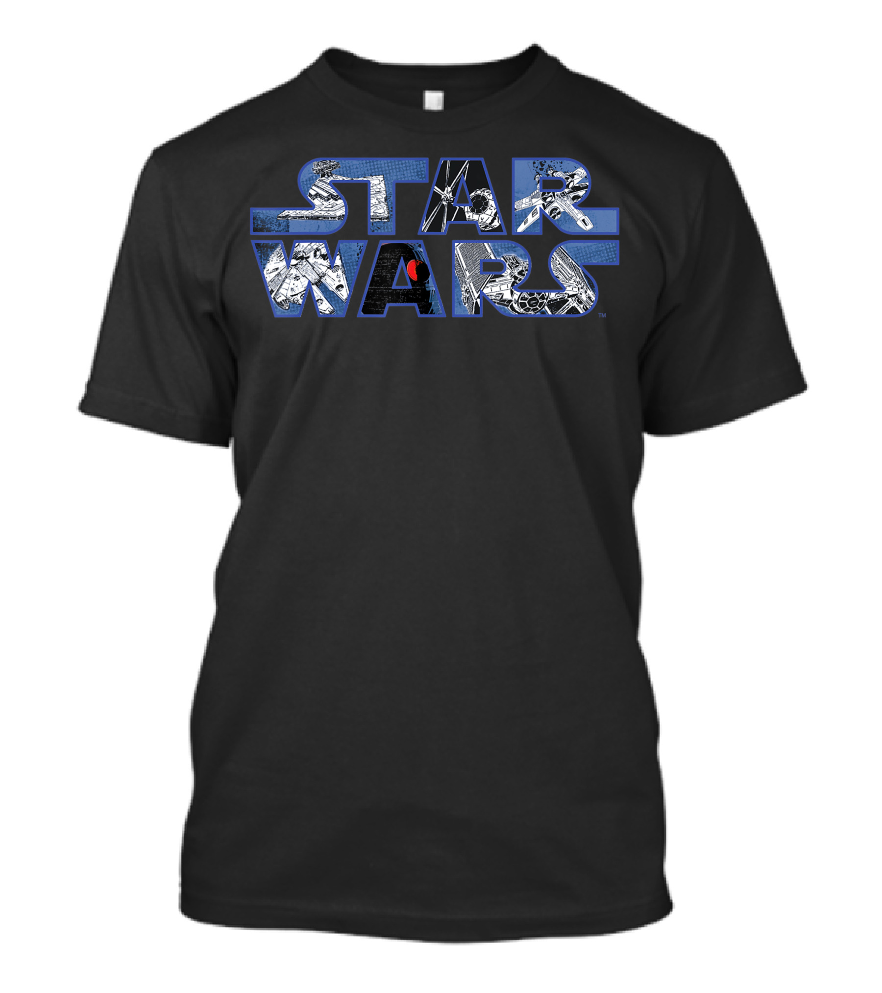 Star Wars Millennium Falcon And Death Star Iconic T-Shirt