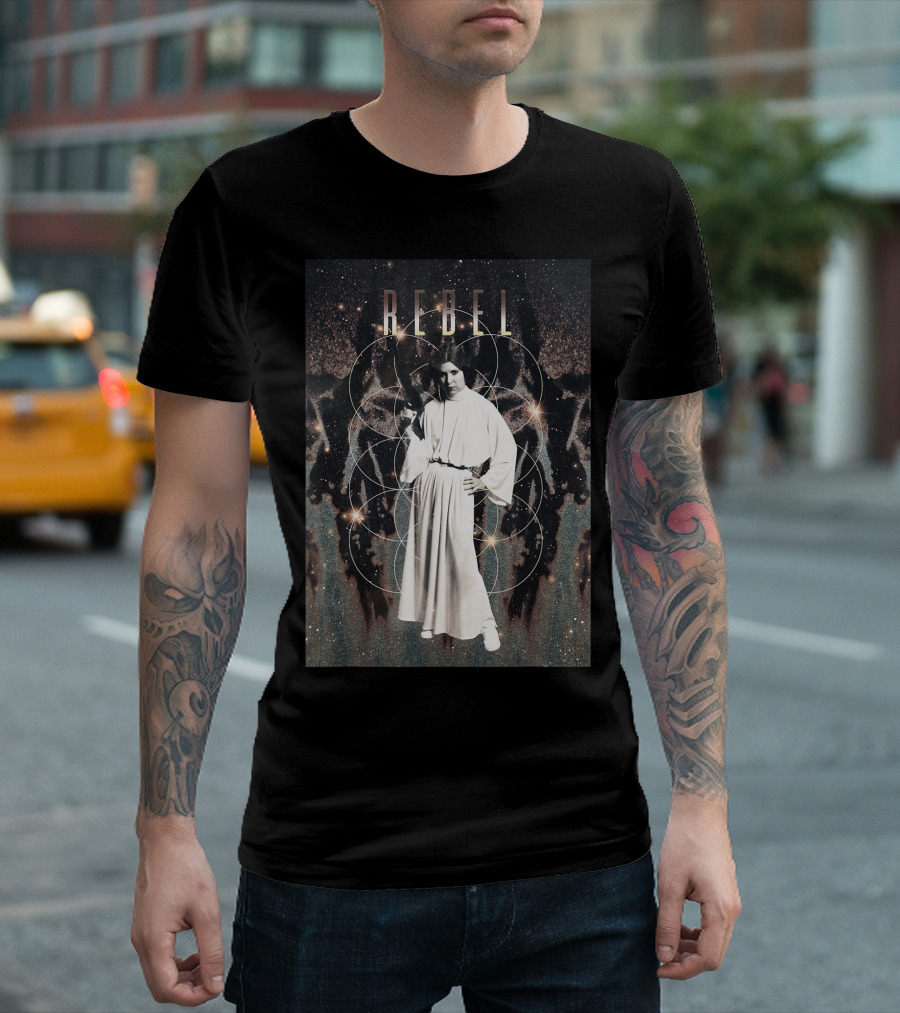 Star Wars Rebel Princess Leia Bleached Jr T-Shirt