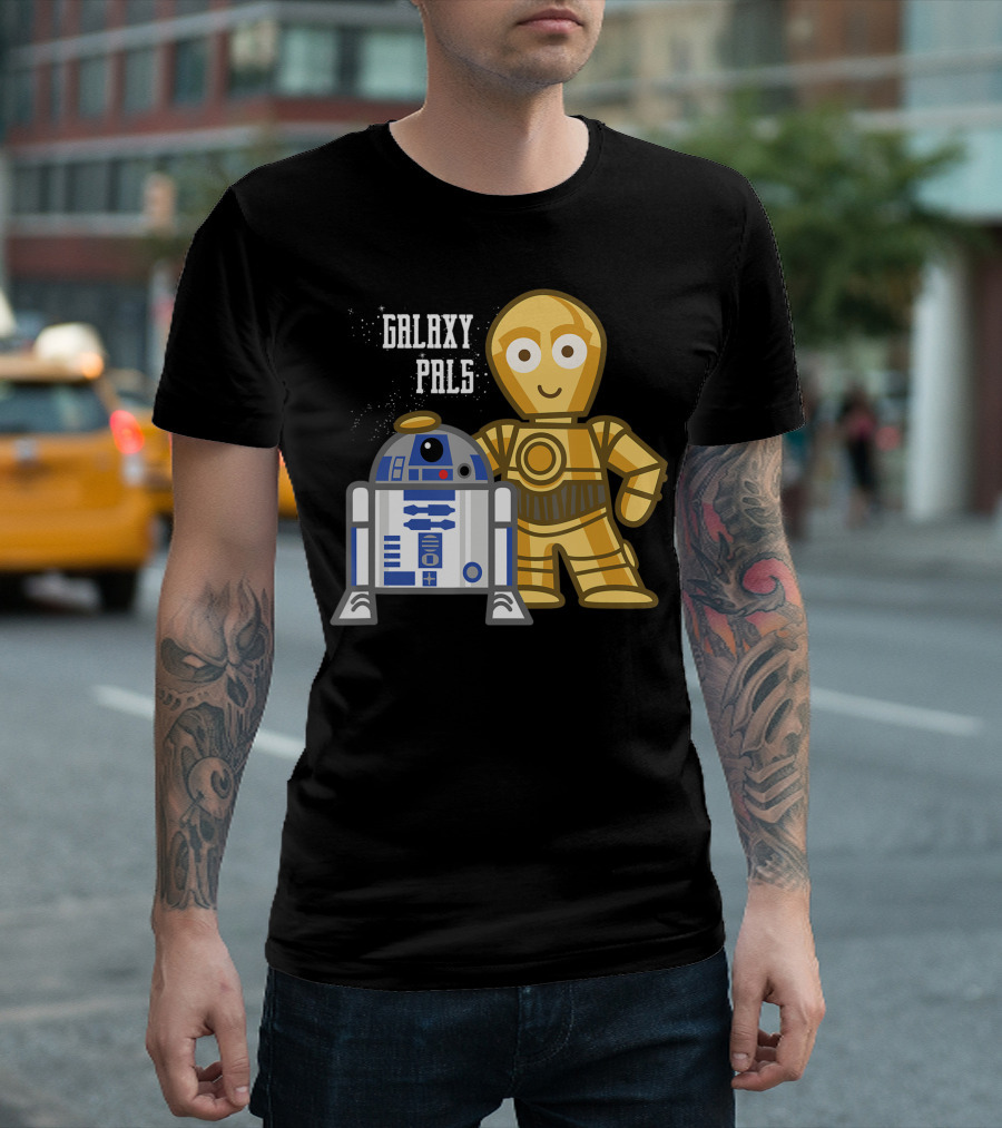 R2 D2 and C 3Po Galaxy Pals Star Wars T-Shirt