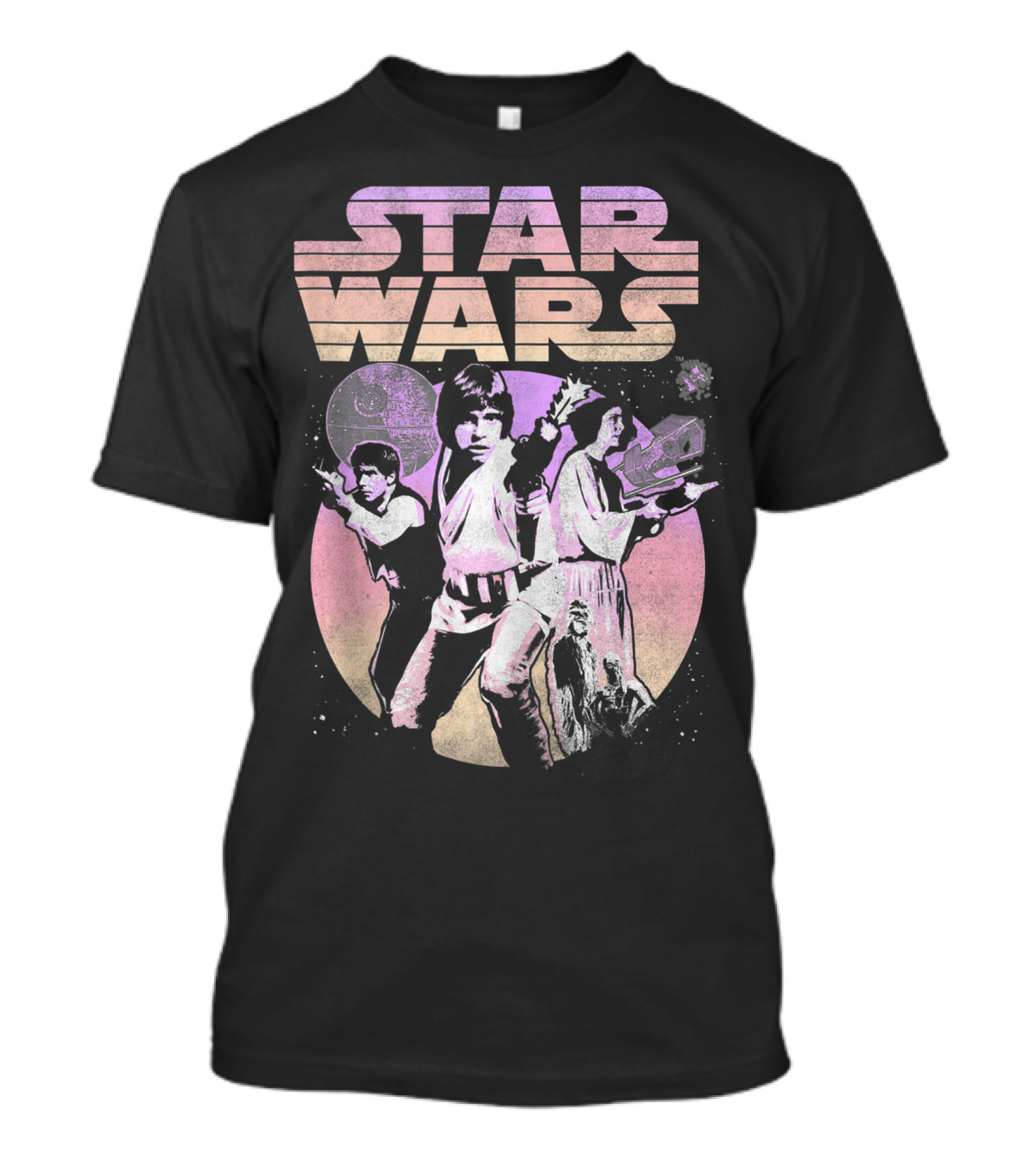 Star Wars Original Trilogy Character Gradient Ensemble T-Shirt