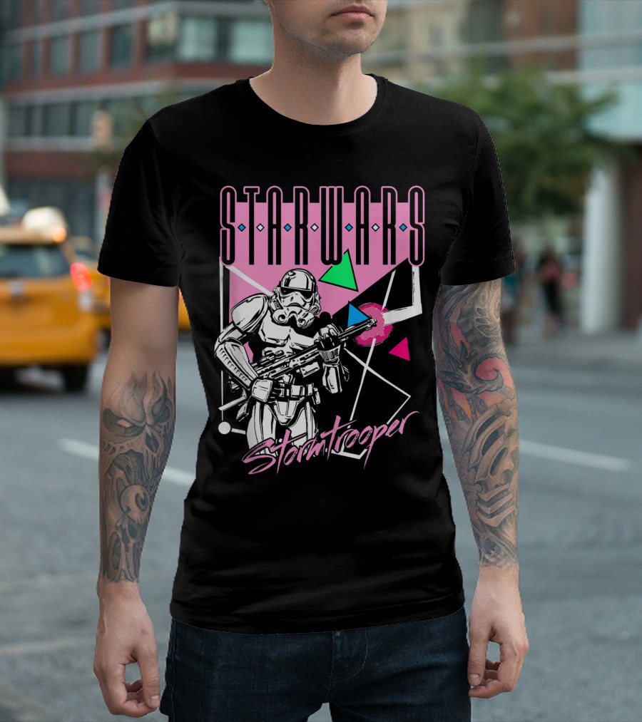 STAR WARS Stormtrooper Retro Shapes T-Shirt