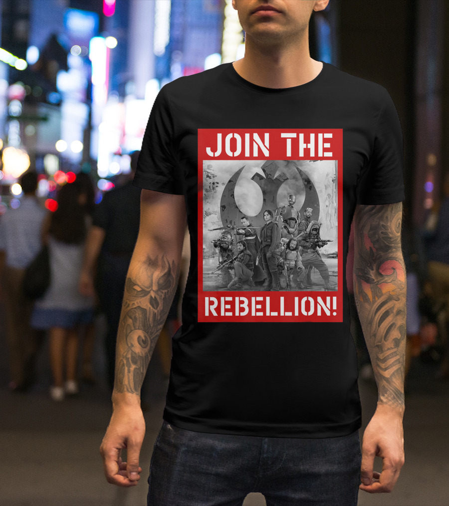 Join The Rebellion Star Wars Rogue One Rebel Alliance Force T-Shirt