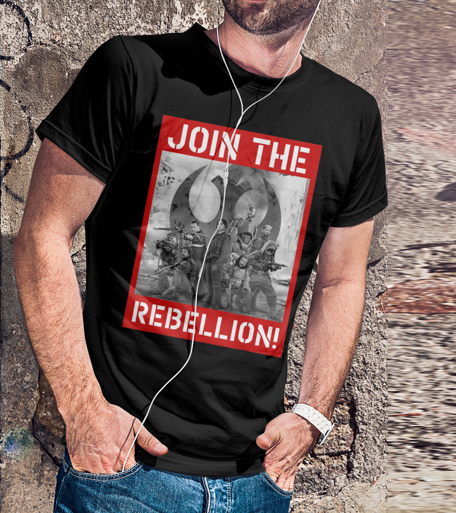 Join The Rebellion Star Wars Rogue One Rebel Alliance Force T-Shirt