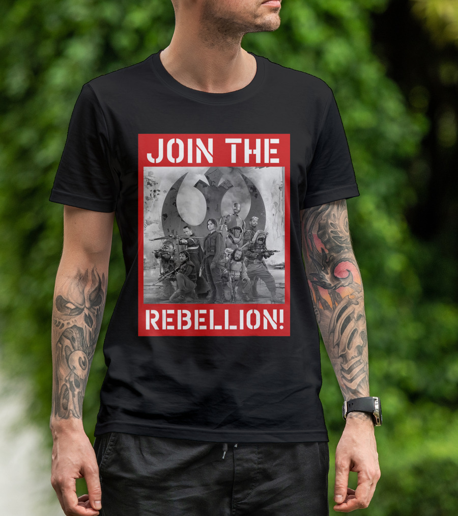 Join The Rebellion Star Wars Rogue One Rebel Alliance Force T-Shirt
