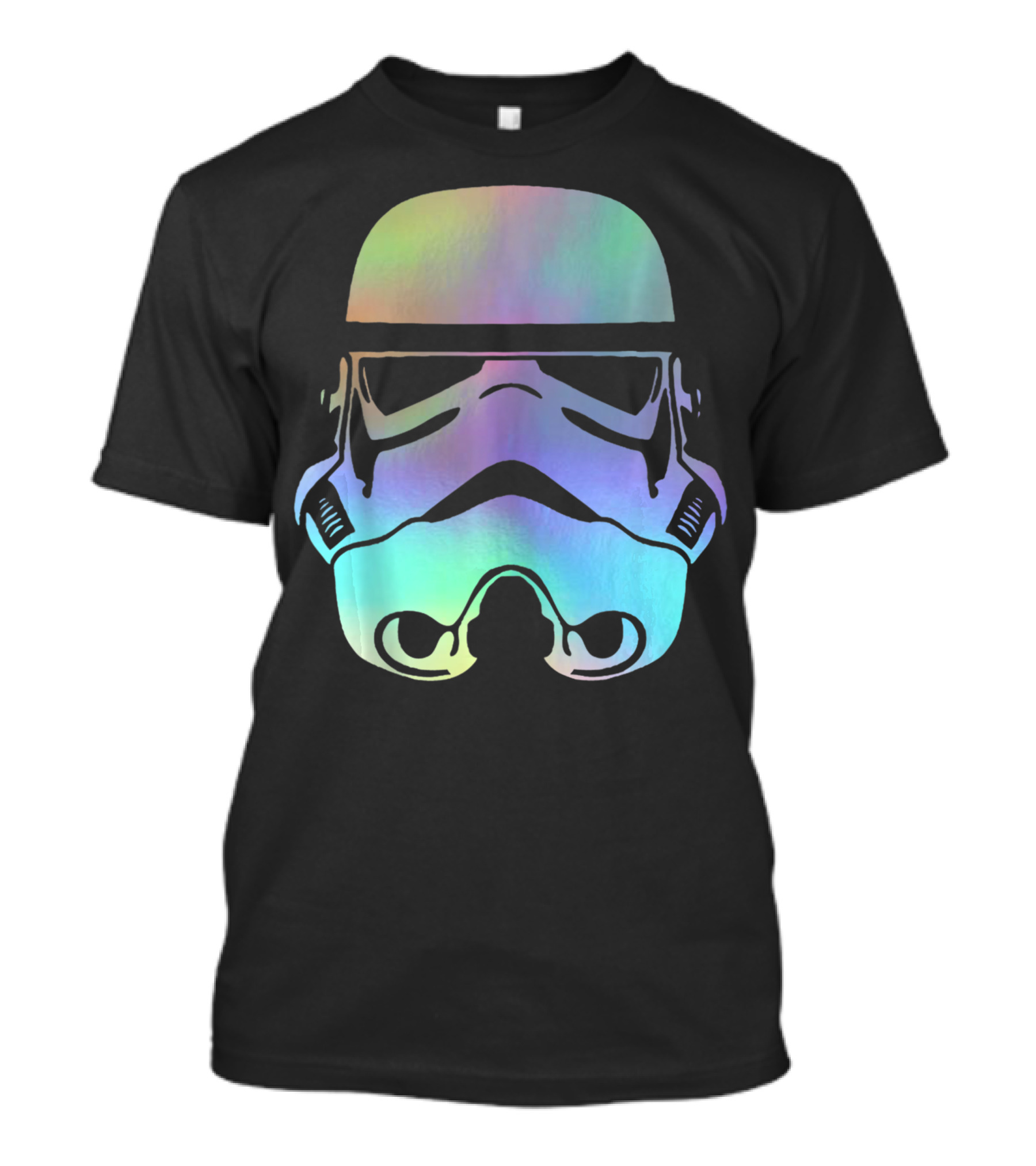 Star Wars Stormtrooper Helmet Neon Gradient T-Shirt