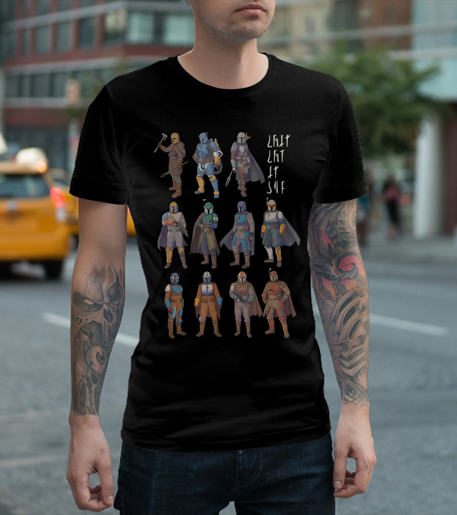 The Mandalorian Bounty Hunters This Is The Way Star Wars Icons T-Shirt