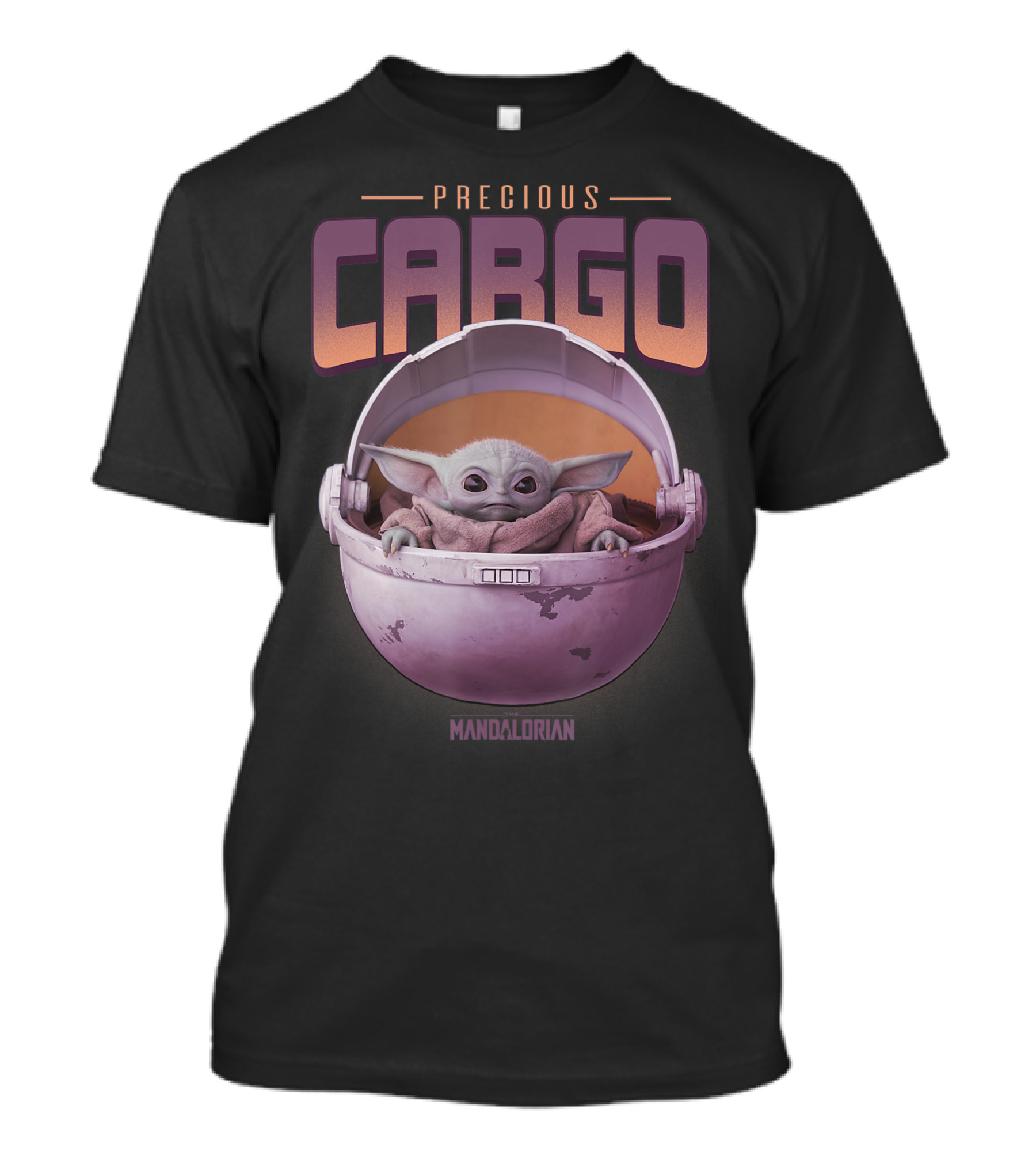 Star Wars The Mandalorian Precious Cargo The Child Purple 4J T-Shirt