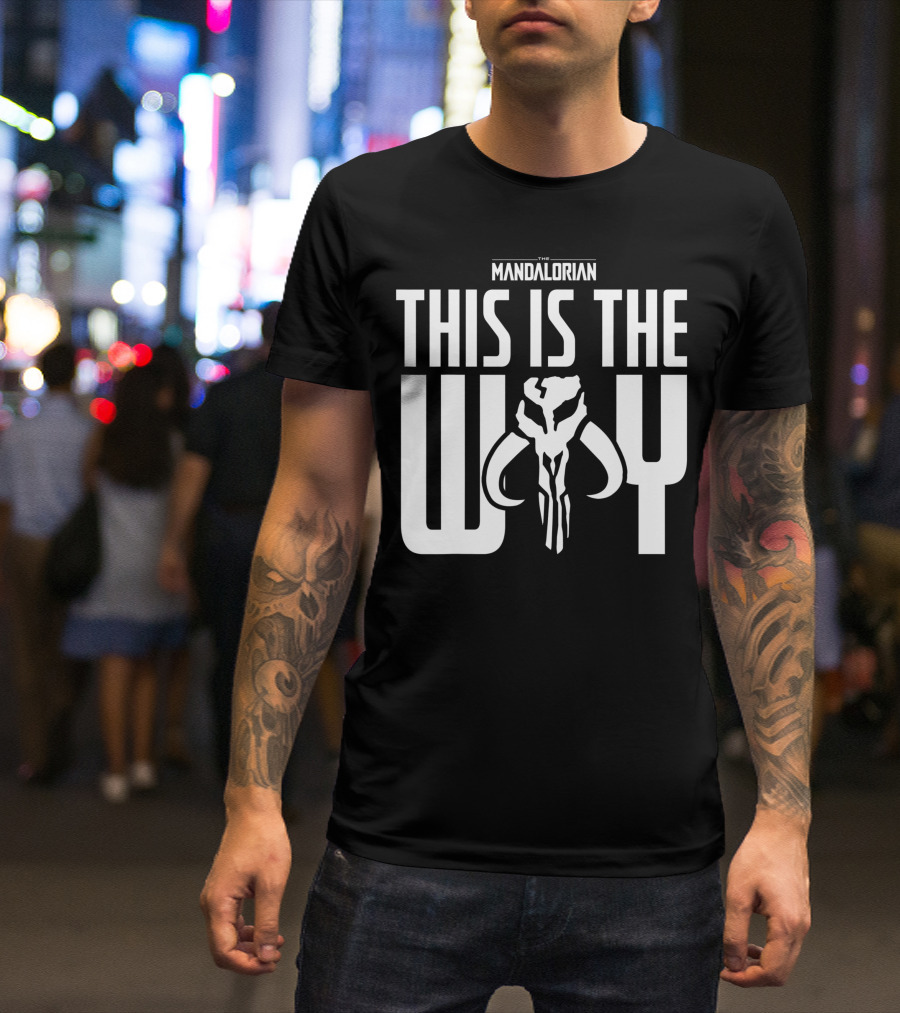The Mandalorian This Is The Way Mythosaur Emblem T-Shirt