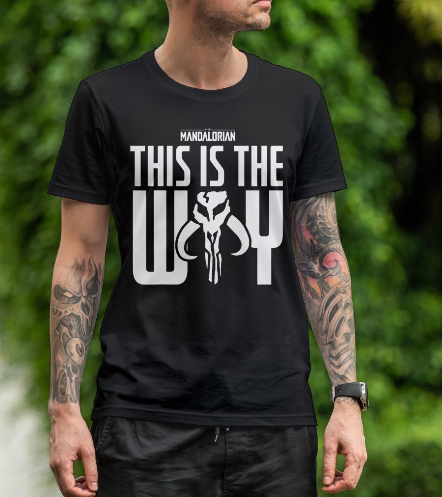 The Mandalorian This Is The Way Mythosaur Emblem T-Shirt