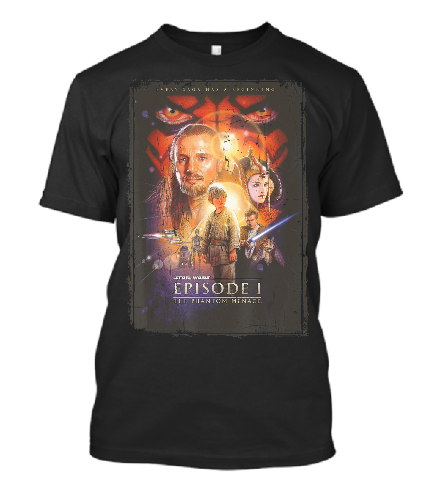 Every Saga Has A Beginning Star Wars Episode I The Phantom Menace T-Shirt