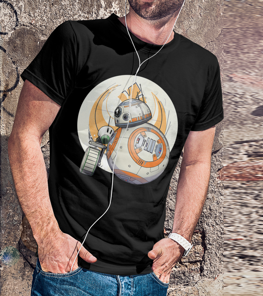 Star Wars The Rise Of Skywalker BB-8 D-O Droid Friends Rebel Alliance T-Shirt