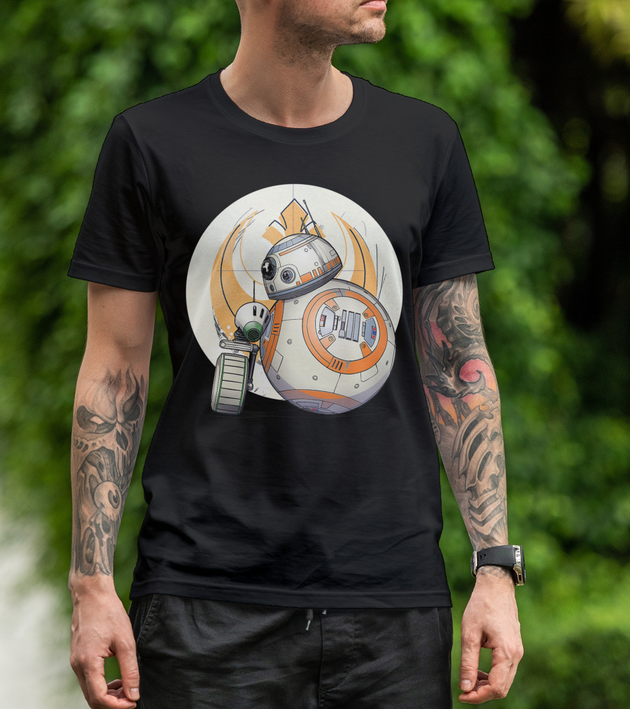 Star Wars The Rise Of Skywalker BB-8 D-O Droid Friends Rebel Alliance T-Shirt