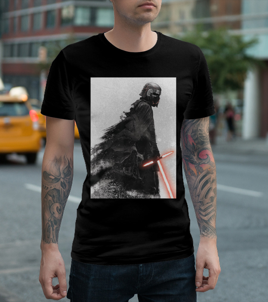 Star Wars The Rise Of Skywalker Kylo Ren Lightsaber Duel T-Shirt