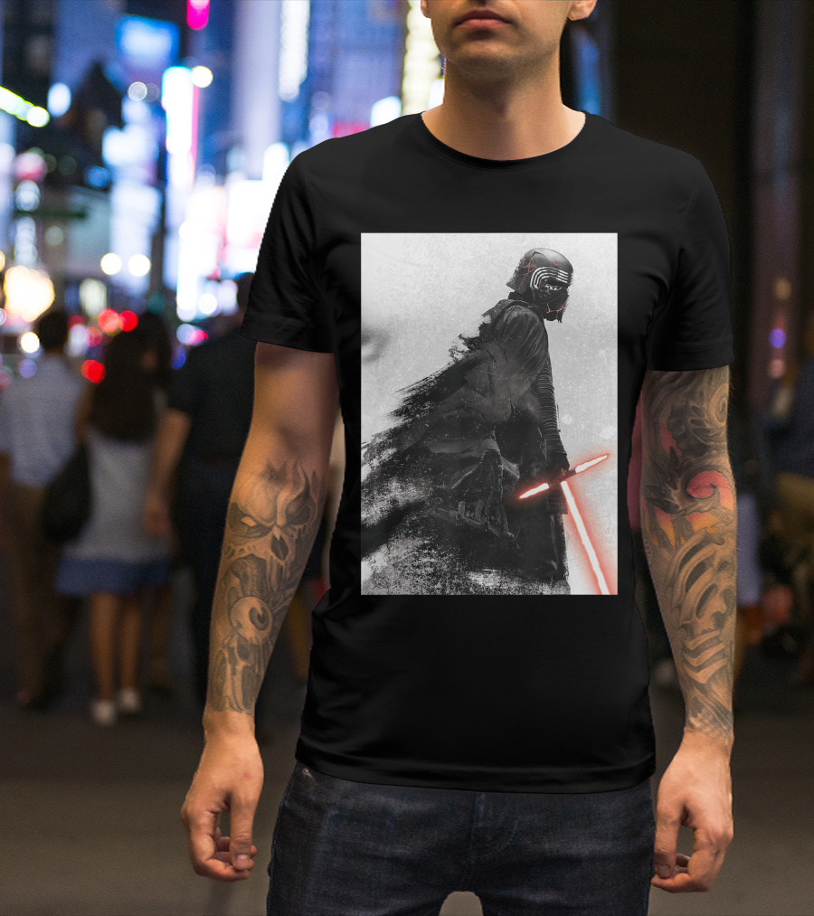 Star Wars The Rise Of Skywalker Kylo Ren Lightsaber Duel T-Shirt