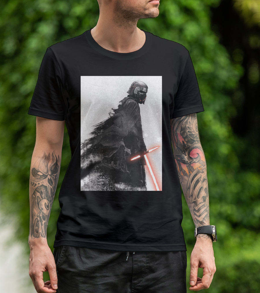Star Wars The Rise Of Skywalker Kylo Ren Lightsaber Duel T-Shirt
