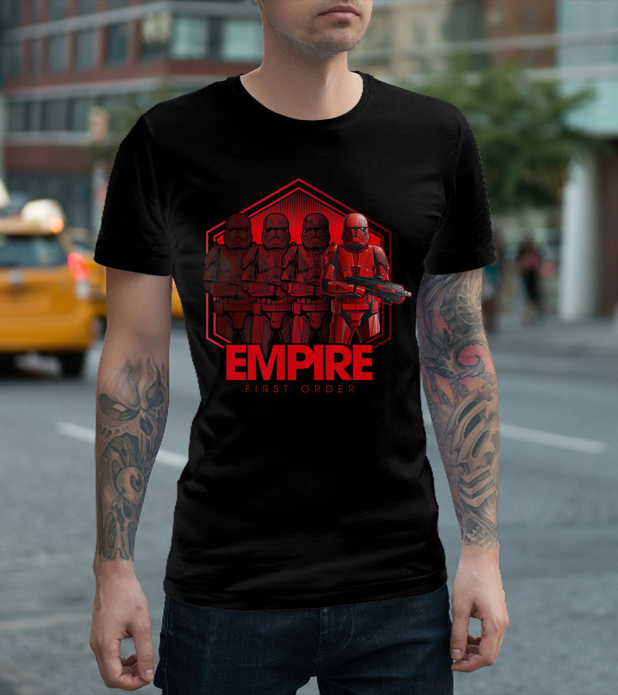 Empire First Order Star Wars The Rise Of Skywalker Red Sith Trooper Reflection T-Shirt