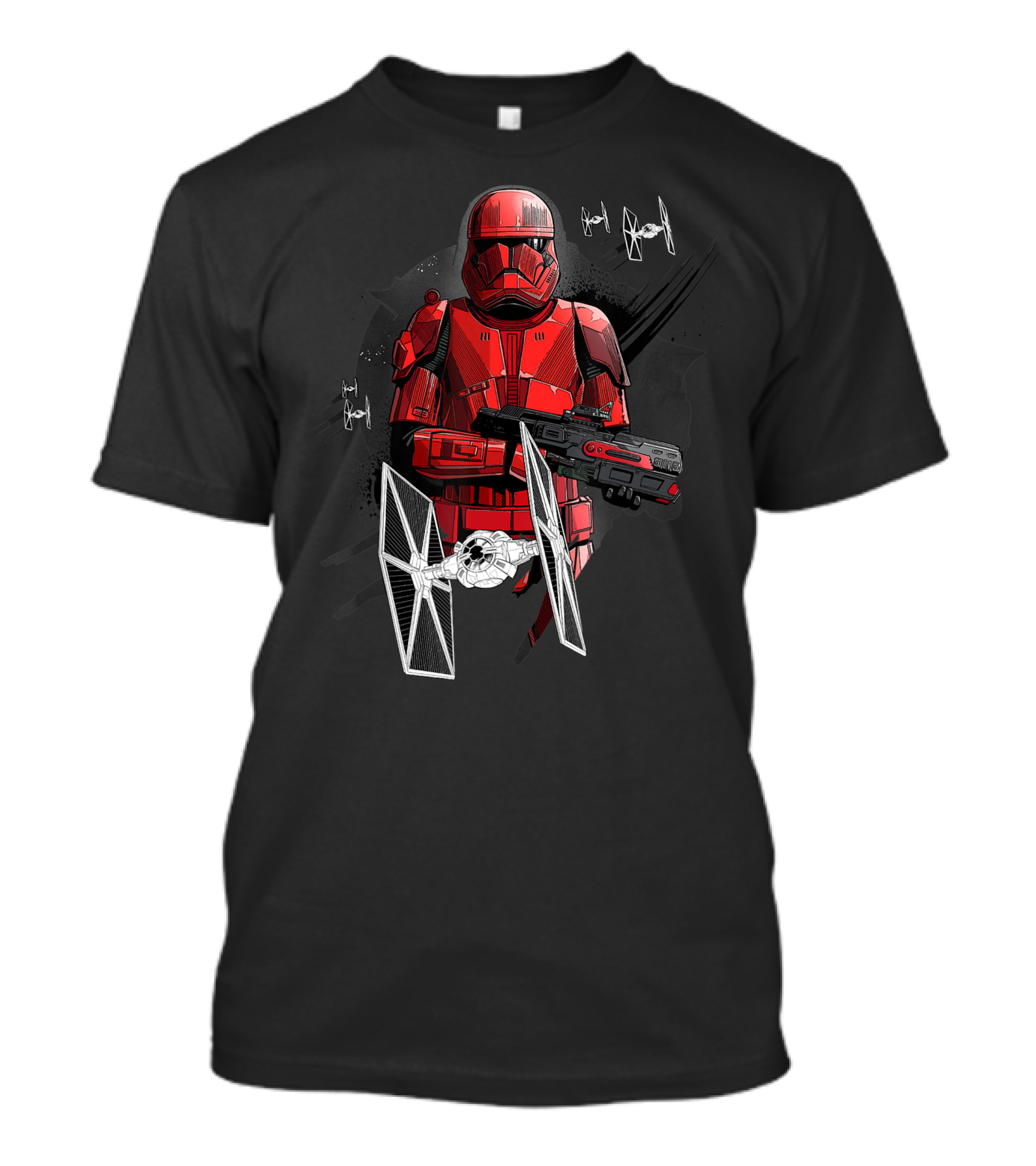 Star Wars The Rise Of Skywalker Red Trooper TIE Fighters Universe 0Y T-Shirt