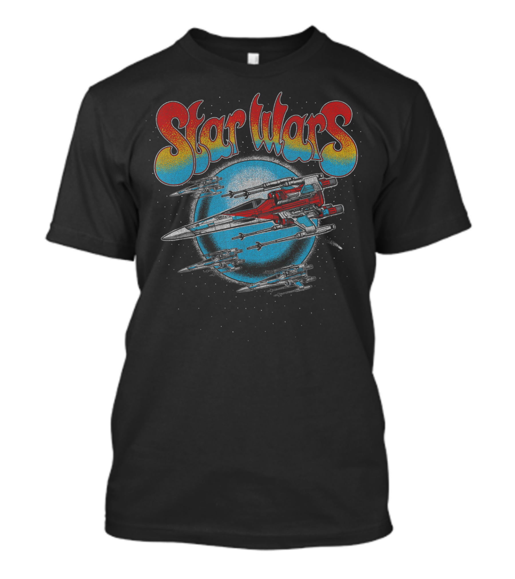 Star Wars The Rise Of Skywalker X Wing Vintage Space Battle T-Shirt