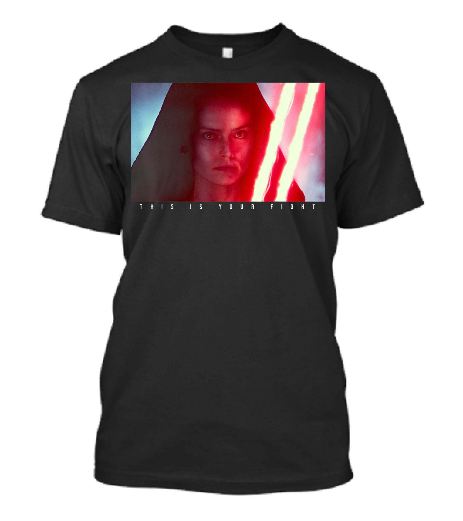 Star Wars The Rise Of Skywalker Rey This Is Your Fight With Lightsaber T-Shirt