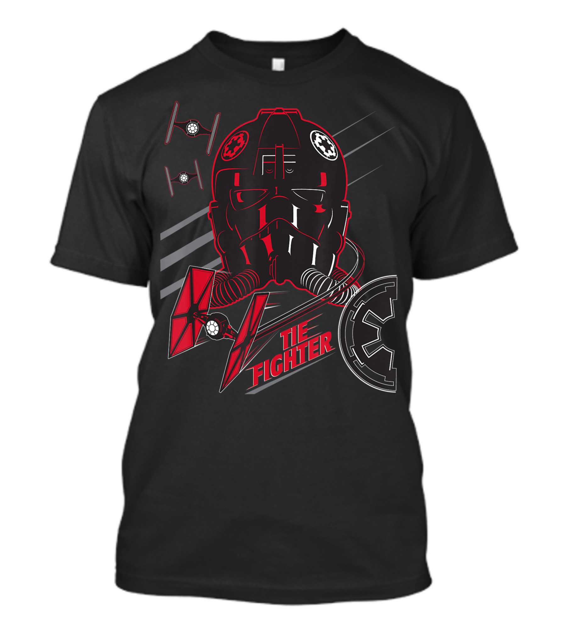 Star Wars Tie Fighter Pilot Imperial Helmet Starfighter Pilot Tie Fighter T-Shirt