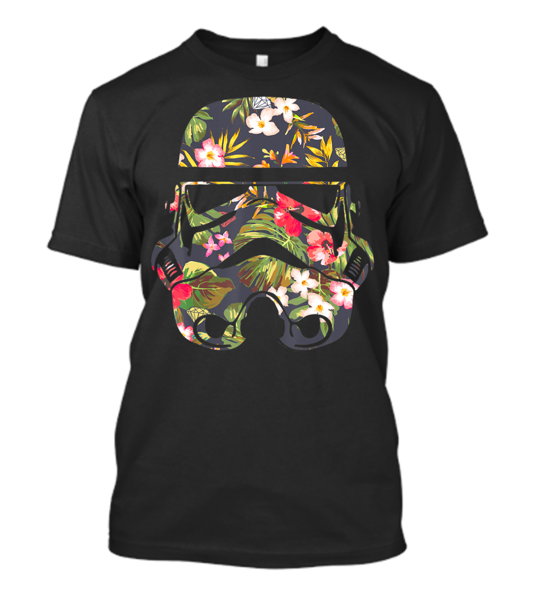 Star Wars Stormtrooper Floral Tropical Print T-Shirt