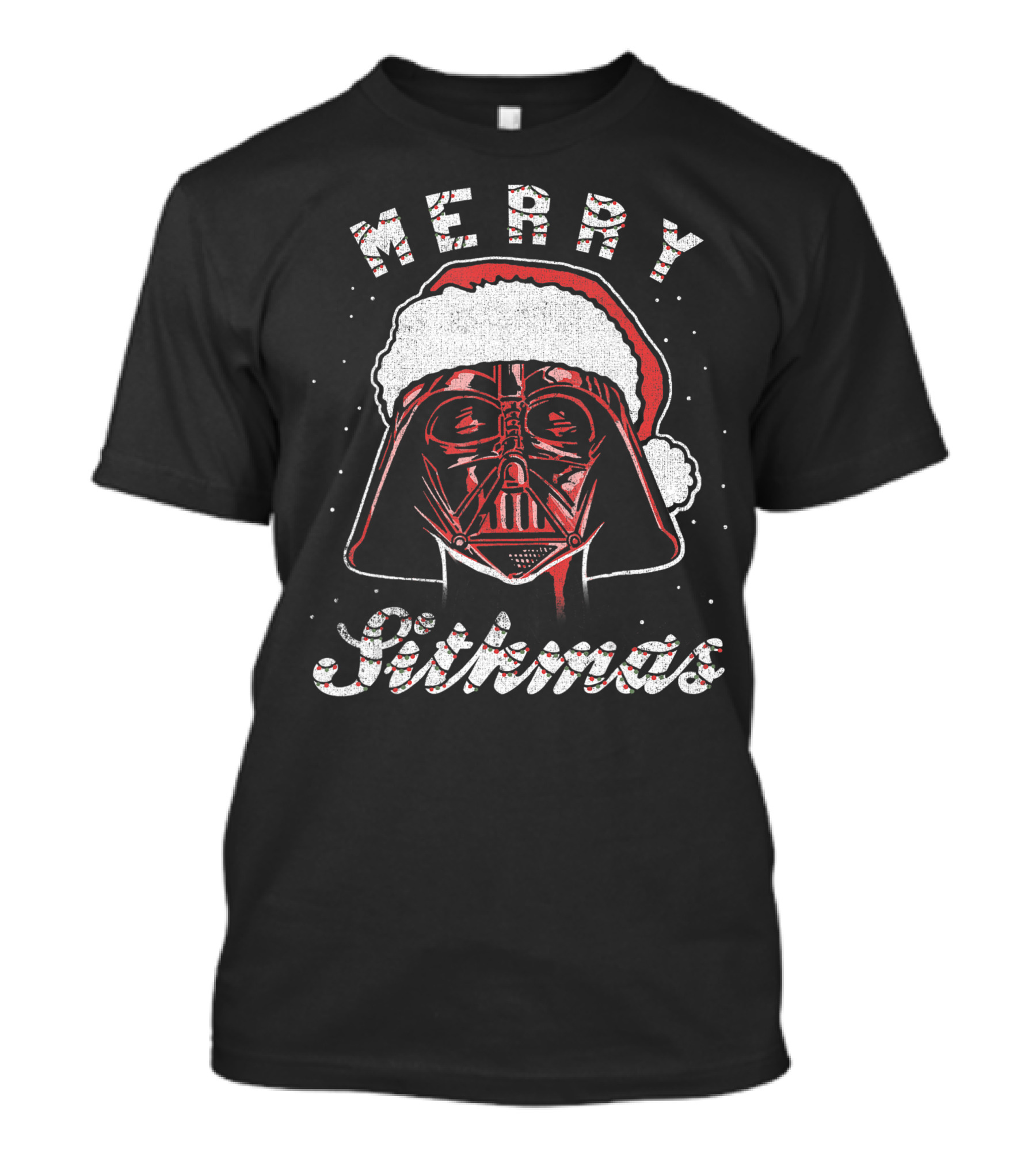 Merry Sithmas Star Wars Darth Vader In Santa Hat T-Shirt