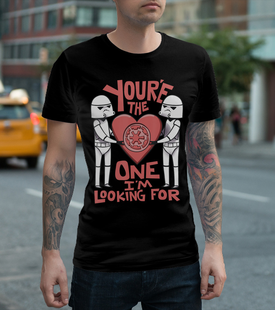 Star Wars Valentine's You're The One I'm Looking For T-Shirt