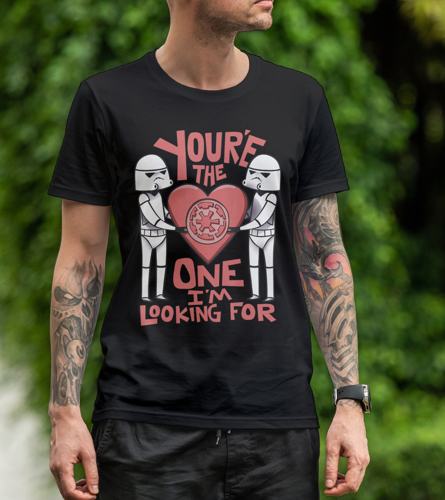 Star Wars Valentine's You're The One I'm Looking For T-Shirt