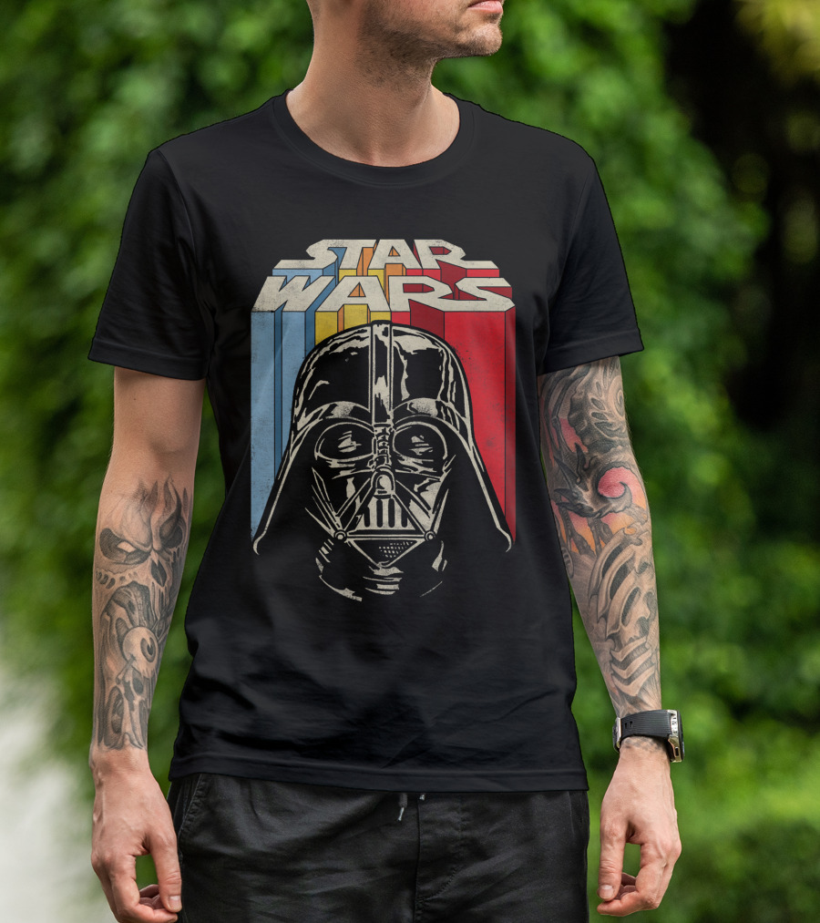 Star Wars Vintage Darth Vader Retro Colors T-Shirt