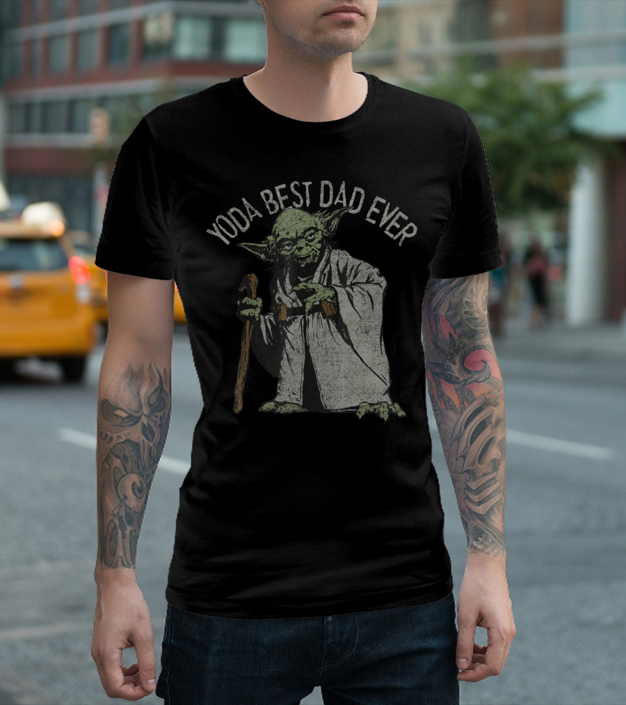 Star Wars Yoda Best Dad Ever Jedi Master T-Shirt