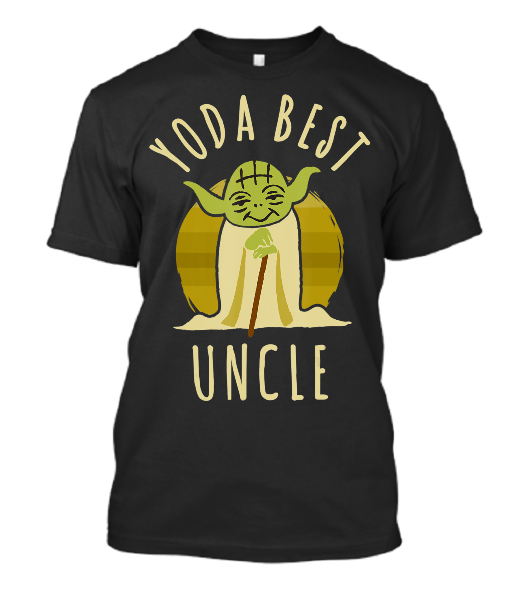 Yoda Best Uncle Star Wars Cartoon Yoda T-Shirt