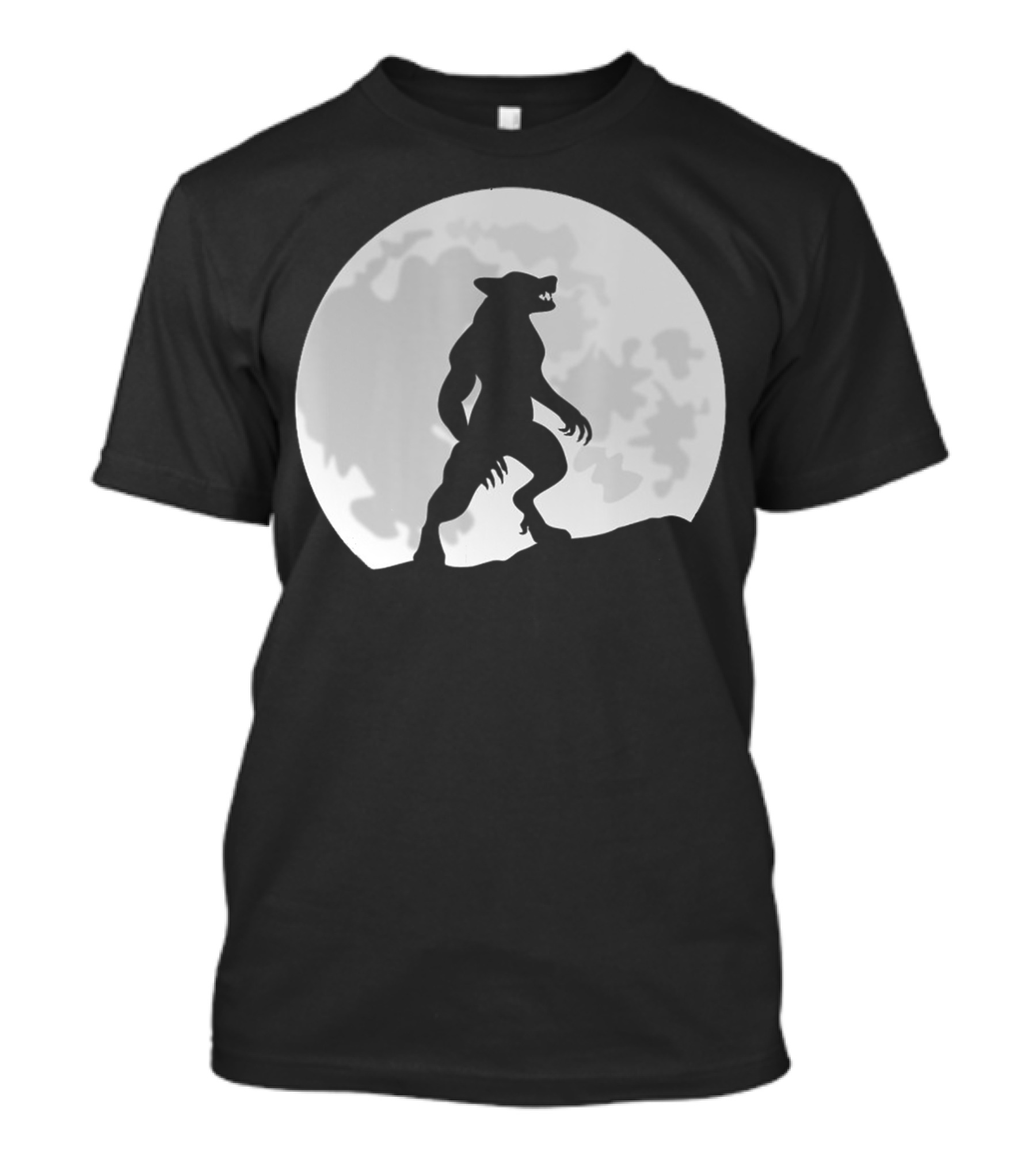 Werewolf Howling At Full Moon T-Shirt