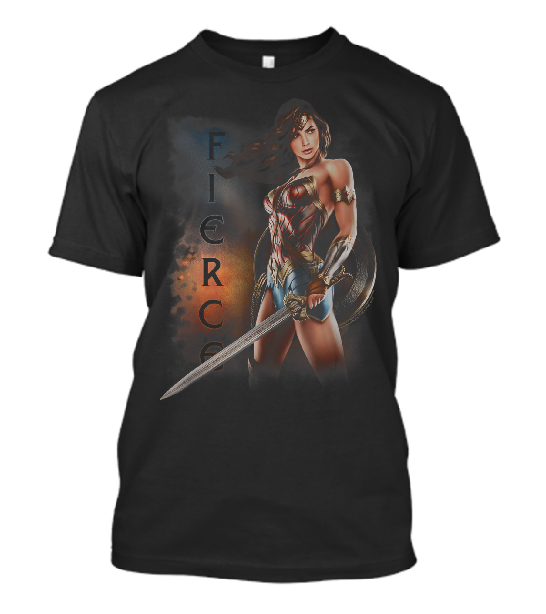 Wonder Woman Movie Fierce Sword Warrior T-Shirt