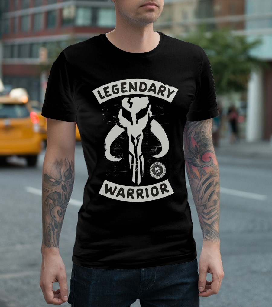 Legendary Warrior Star Wars The Mandalorian Skull T-Shirt