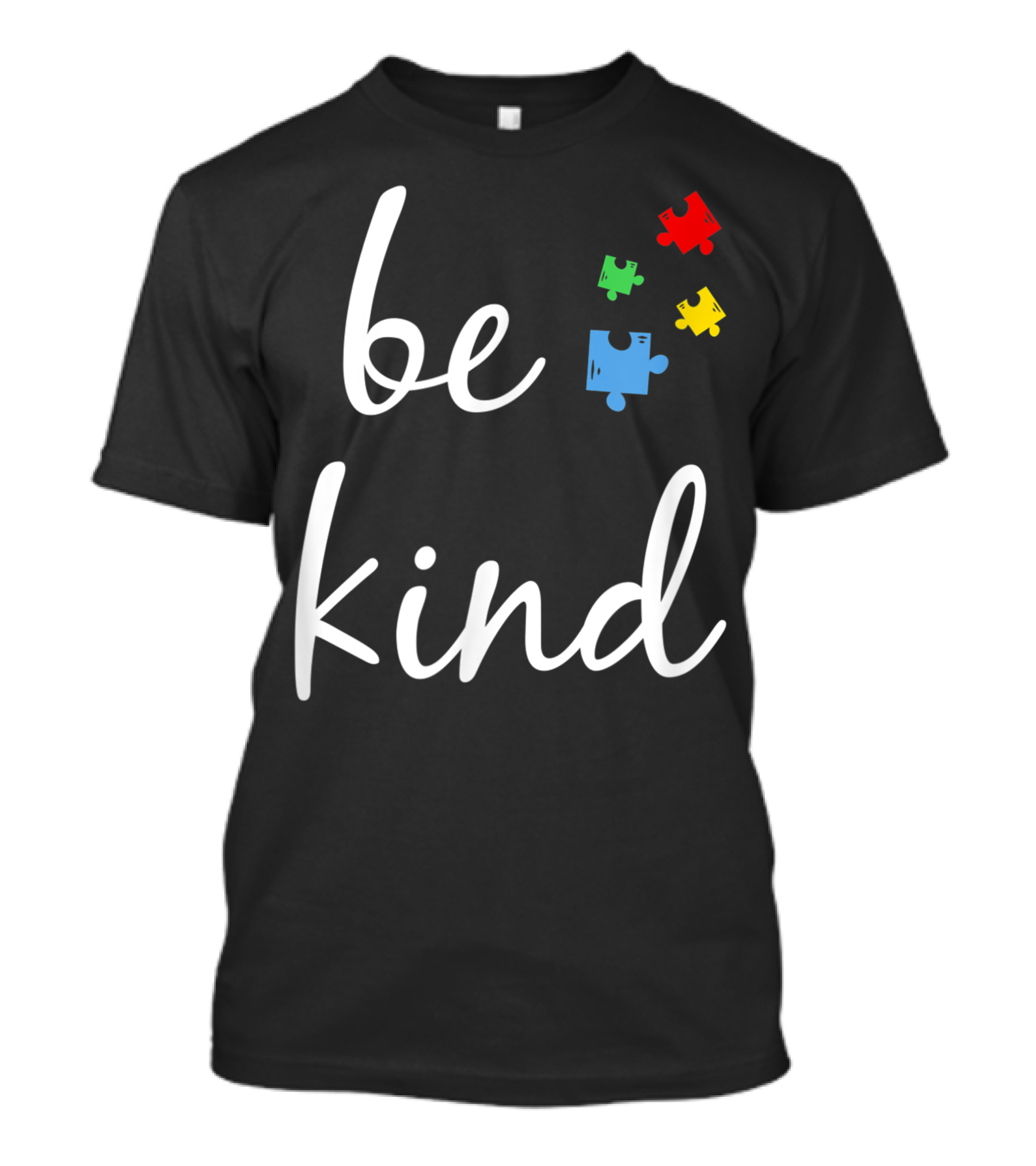 Be Kind Autism Awareness Puzzle Pieces For Teacher T-Shirt