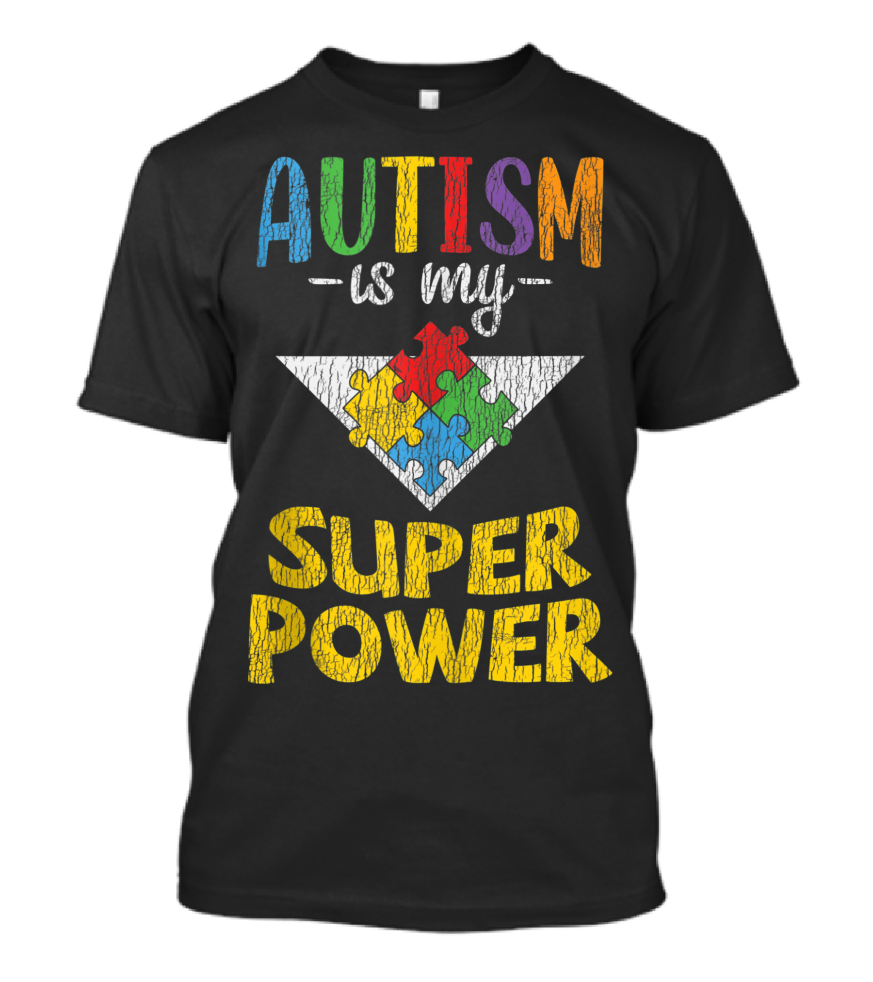 Autism Is My Superpower Puzzle Autism Awareness Autistic Kids X7 T-Shirt