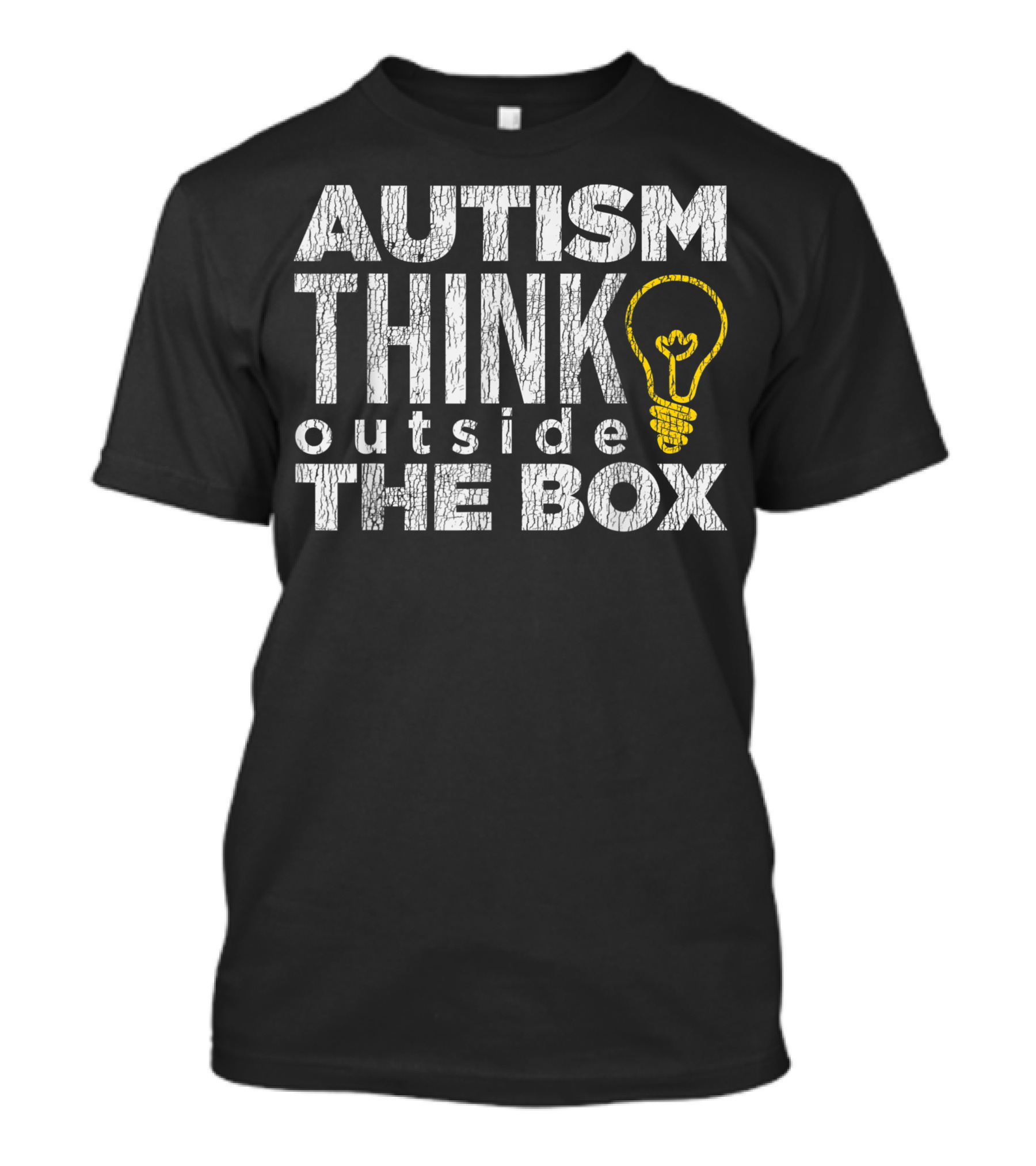 Autism Think Outside The Box Awareness Autistic Kids T-Shirt