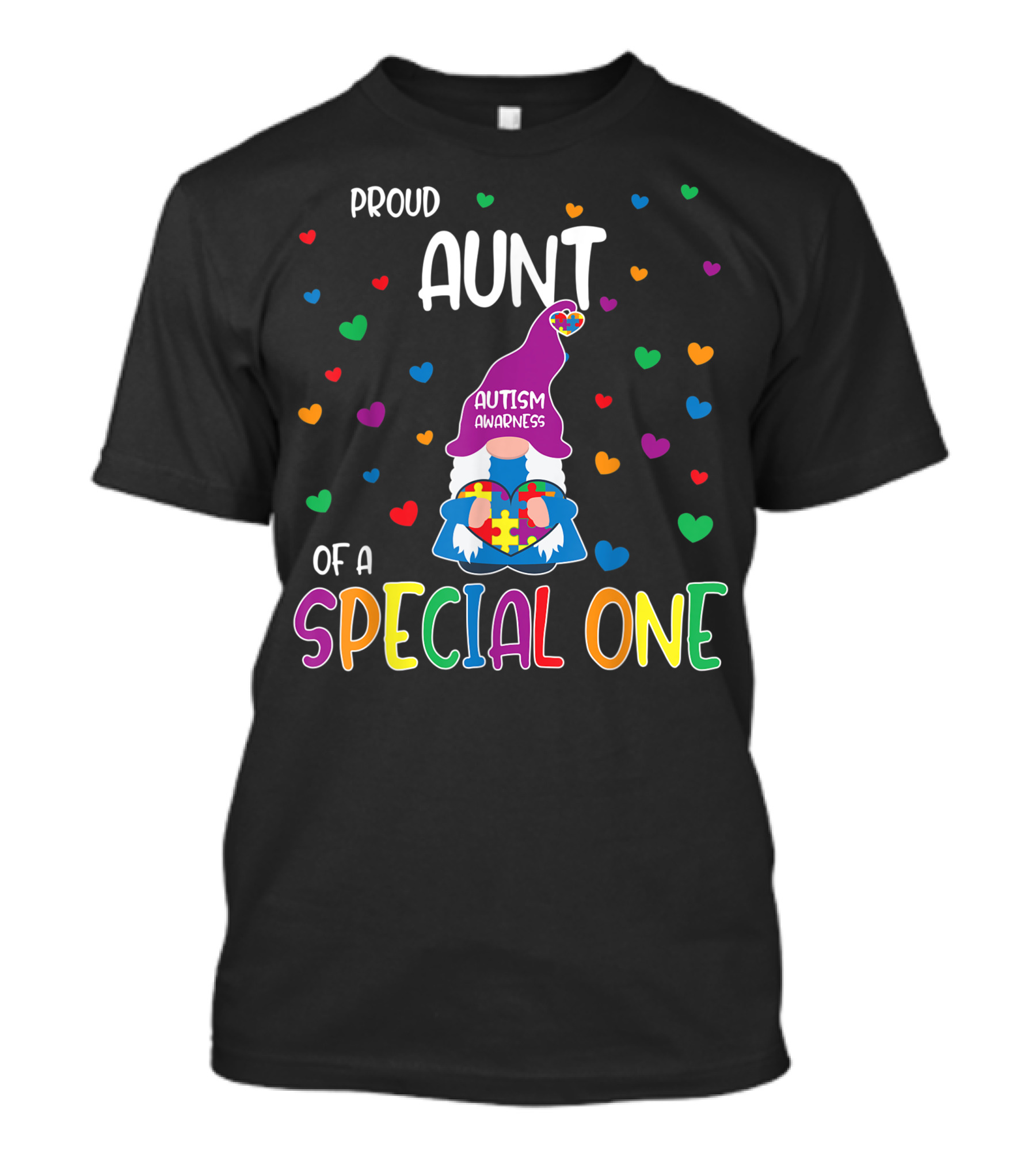 Proud Aunt Autism Awareness Of A Special One T-Shirt