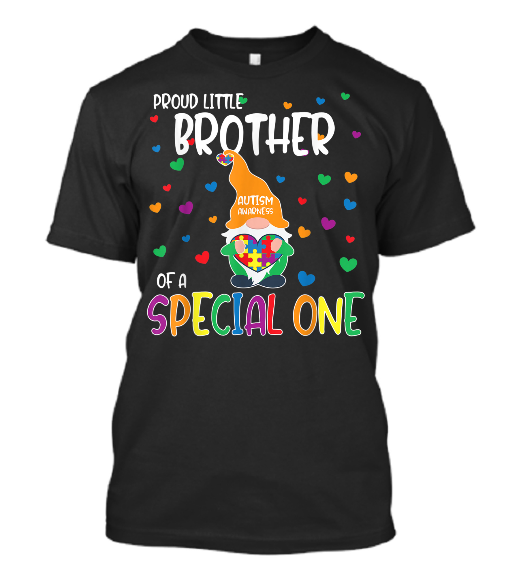 Proud Little Brother Of A Special One Autism Awareness T-Shirt