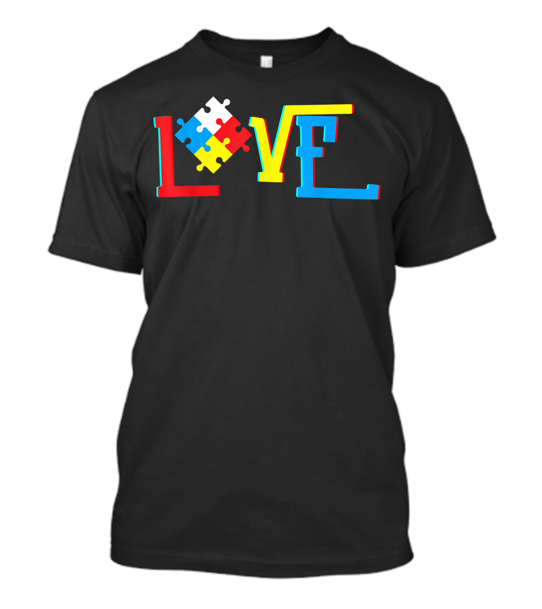 Autism Awareness Love Puzzle Child Man Women Teacher T-Shirt