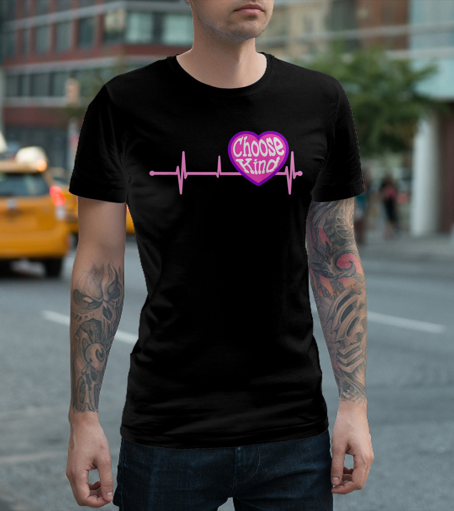 Choose Kind Autism Awareness Heart Anti Bullying Boy Girl T-Shirt