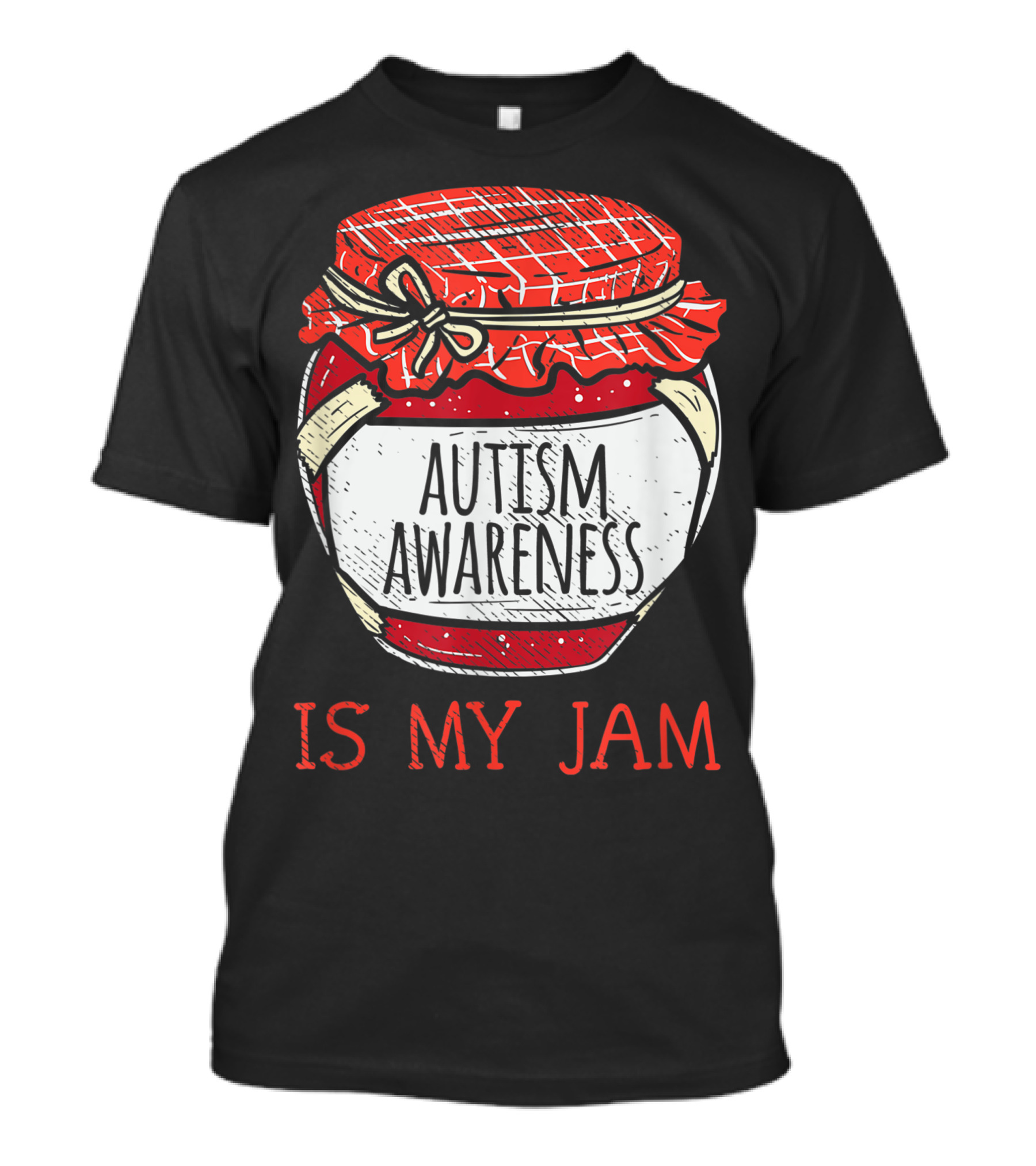 Autism Awareness Is My Jam Autistic Support Women Cute Autism Awareness T-Shirt